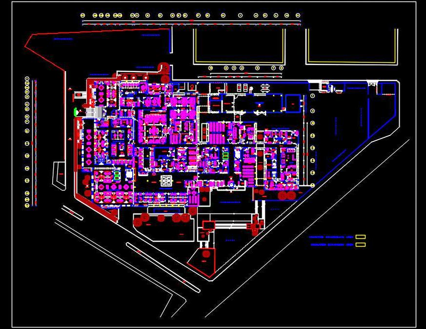 Multi-Speciality Hospital Layout Plan DWG for Architects